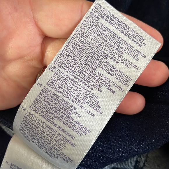 NYDJ pull on straight jeans dark wash - Picture 15 of 16